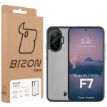 Carcasa Bizon Angelo compatibila cu Xiaomi Poco F7, Transparent / Gri 7 - lerato.ro