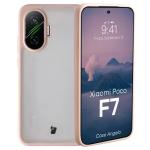 Carcasa Bizon Angelo compatibila cu Xiaomi Poco F7, Transparent / Roz 3 - lerato.ro