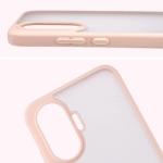 Carcasa Bizon Angelo compatibila cu Xiaomi Poco F7, Transparent / Roz 4 - lerato.ro