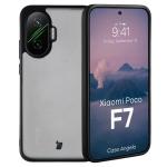 Carcasa Bizon Angelo compatibila cu Xiaomi Poco F7, Transparent / Negru 3 - lerato.ro