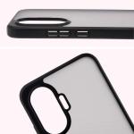 Carcasa Bizon Angelo compatibila cu Xiaomi Poco F7, Transparent / Negru 4 - lerato.ro