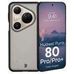 Carcasa Bizon Angelo compatibila cu Huawei Pura 80 Ultra, Transparent / Negru 3 - lerato.ro