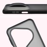 Carcasa Bizon Angelo compatibila cu Huawei Pura 80 Ultra, Transparent / Negru 4 - lerato.ro