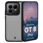 Carcasa Bizon Angelo compatibila cu Realme GT 8 Pro, Transparent / Negru 3 - lerato.ro