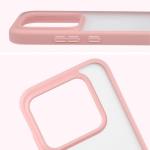 Carcasa Bizon Angelo compatibila cu Realme GT 8 Pro, Transparent / Roz 4 - lerato.ro