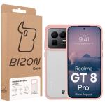 Carcasa Bizon Angelo compatibila cu Realme GT 8 Pro, Transparent / Roz 7 - lerato.ro
