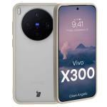 Carcasa Bizon Angelo compatibila cu Vivo X300, Transparent / Bej 3 - lerato.ro
