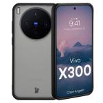 Carcasa Bizon Angelo compatibila cu Vivo X300, Transparent / Negru 3 - lerato.ro