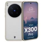 Carcasa Bizon Angelo compatibila cu Vivo X300 Pro, Transparent / Bej 3 - lerato.ro