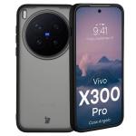 Carcasa Bizon Angelo compatibila cu Vivo X300 Pro, Transparent / Negru 3 - lerato.ro