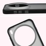 Carcasa Bizon Angelo compatibila cu Vivo X300 Pro, Transparent / Negru 4 - lerato.ro