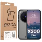 Carcasa Bizon Angelo compatibila cu Vivo X300 Pro, Transparent / Negru 7 - lerato.ro