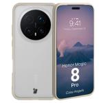 Carcasa Bizon Angelo compatibila cu Honor Magic 8 Pro, Transparent / Bej 3 - lerato.ro