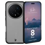 Carcasa Bizon Angelo compatibila cu Honor Magic 8 Pro, Transparent / Negru 3 - lerato.ro