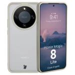 Carcasa Bizon Angelo compatibila cu Honor Magic 8 Lite, Transparent / Bej 3 - lerato.ro