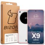 Carcasa Bizon Angelo compatibila cu Oppo Find X9 Ultra, Transparent / Roz 7 - lerato.ro
