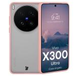 Carcasa Bizon Angelo compatibila cu Vivo X300 Ultra, Transparent / Roz 3 - lerato.ro
