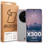 Carcasa Bizon Angelo compatibila cu Vivo X300 Ultra, Transparent / Roz 7 - lerato.ro