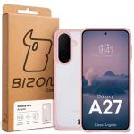 Carcasa Bizon Angelo compatibila cu Samsung Galaxy A27 5G, Transparent / Roz 7 - lerato.ro