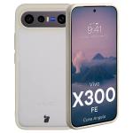 Carcasa Bizon Angelo compatibila cu Vivo X300 FE, Transparent / Bej 3 - lerato.ro