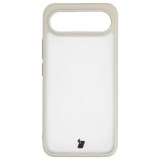 Carcasa Bizon Angelo compatibila cu Vivo X300 FE, Transparent / Bej