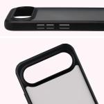 Carcasa Bizon Angelo compatibila cu Vivo X300 FE, Transparent / Negru 4 - lerato.ro