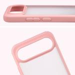 Carcasa Bizon Angelo compatibila cu Vivo X300 FE, Transparent / Roz 4 - lerato.ro