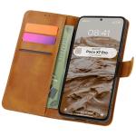 Husa flip cover Bizon Pocket compatibila cu Xiaomi Poco X7 Pro, Maro 3 - lerato.ro