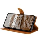 Husa flip cover Bizon Pocket compatibila cu Xiaomi Poco X7 Pro, Maro 6 - lerato.ro