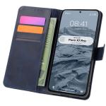 Husa flip cover Bizon Pocket compatibila cu Xiaomi Poco X7 Pro, Navy Blue 3 - lerato.ro