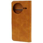 Husa flip cover Bizon Pocket compatibila cu Xiaomi Poco F7 Pro / F7 Ultra, Maro 5 - lerato.ro