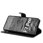 Husa flip cover Bizon Pocket compatibila cu Xiaomi Poco F7 Pro / F7 Ultra, Negru 5 - lerato.ro