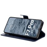 Husa flip cover Bizon Pocket compatibila cu Xiaomi Poco F7 Pro / F7 Ultra, Navy Blue 6 - lerato.ro