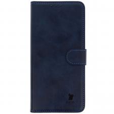 Husa flip cover Bizon Pocket compatibila cu Realme 14 Pro 5G, Navy Blue