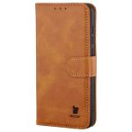 Husa flip cover Bizon Pocket compatibila cu Vivo X300, Maro 4 - lerato.ro