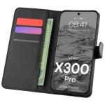 Husa flip cover Bizon Pocket compatibila cu Vivo X300 Pro, Negru 3 - lerato.ro