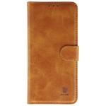 Husa flip cover Bizon Pocket compatibila cu Vivo X300 Pro, Maro 2 - lerato.ro