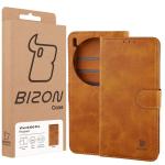 Husa flip cover Bizon Pocket compatibila cu Vivo X300 Pro, Maro 7 - lerato.ro