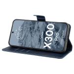 Husa flip cover Bizon Pocket compatibila cu Vivo X300 Pro, Navy Blue 6 - lerato.ro