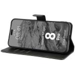 Husa flip cover Bizon Pocket compatibila cu Honor Magic 8 Pro, Negru 6 - lerato.ro