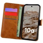 Husa flip cover Bizon Pocket compatibila cu Google Pixel 10a, Maro 3 - lerato.ro