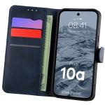 Husa flip cover Bizon Pocket compatibila cu Google Pixel 10a, Navy Blue 3 - lerato.ro