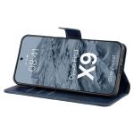 Husa flip cover Bizon Pocket compatibila cu Oppo Find X9, Navy Blue 6 - lerato.ro