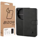 Husa flip cover Bizon Pocket compatibila cu Vivo X300, Negru 7 - lerato.ro