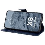 Husa flip cover Bizon Pocket compatibila cu Xiaomi Poco X8 Pro Max, Navy Blue 6 - lerato.ro