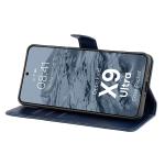 Husa flip cover Bizon Pocket compatibila cu Oppo Find X9 Ultra, Navy Blue 6 - lerato.ro