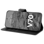Husa flip cover Bizon Pocket compatibila cu Vivo V70 5G, Negru 6 - lerato.ro