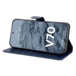 Husa flip cover Bizon Pocket compatibila cu Vivo V70 5G, Navy Blue 6 - lerato.ro