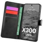 Husa flip cover Bizon Pocket compatibila cu Vivo X300 Ultra, Negru 3 - lerato.ro