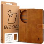 Husa flip cover Bizon Pocket compatibila cu Vivo X300 Ultra, Maro 7 - lerato.ro